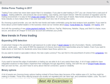 Tablet Screenshot of forexproonline.com